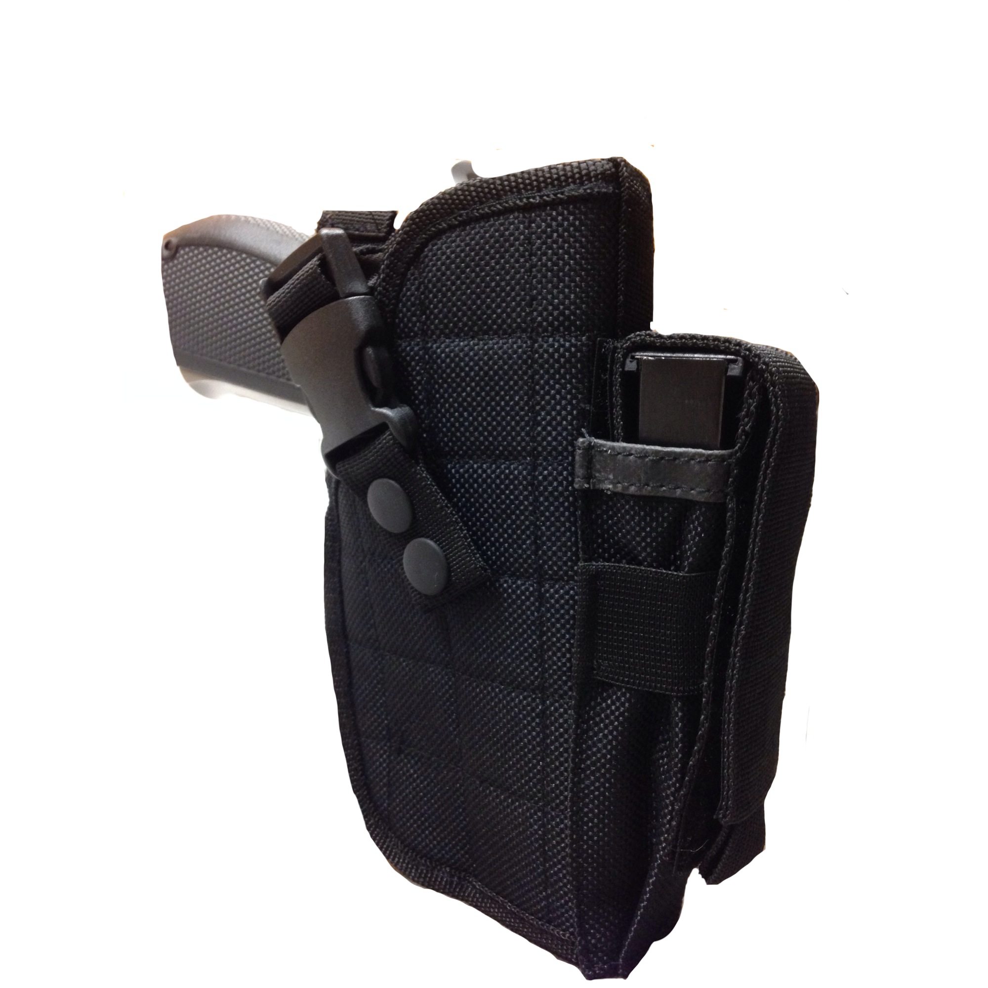 Details about   Tactical Holster Gun Holster Punch Magazine Pouch Hand cuffs Pistol Carry Bag 